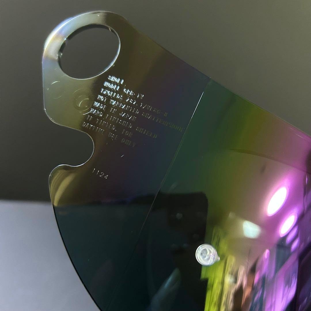 純正 SHOEI CPB-1V ミラーシールド チタンUV グラムスター