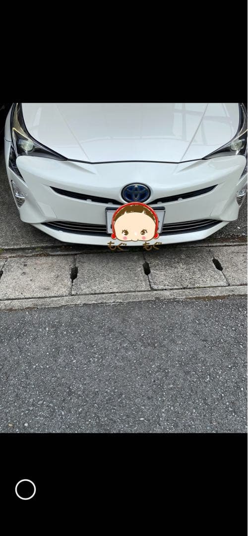 プリウス50 ヘッドライト　左右　インナーブラック塗装