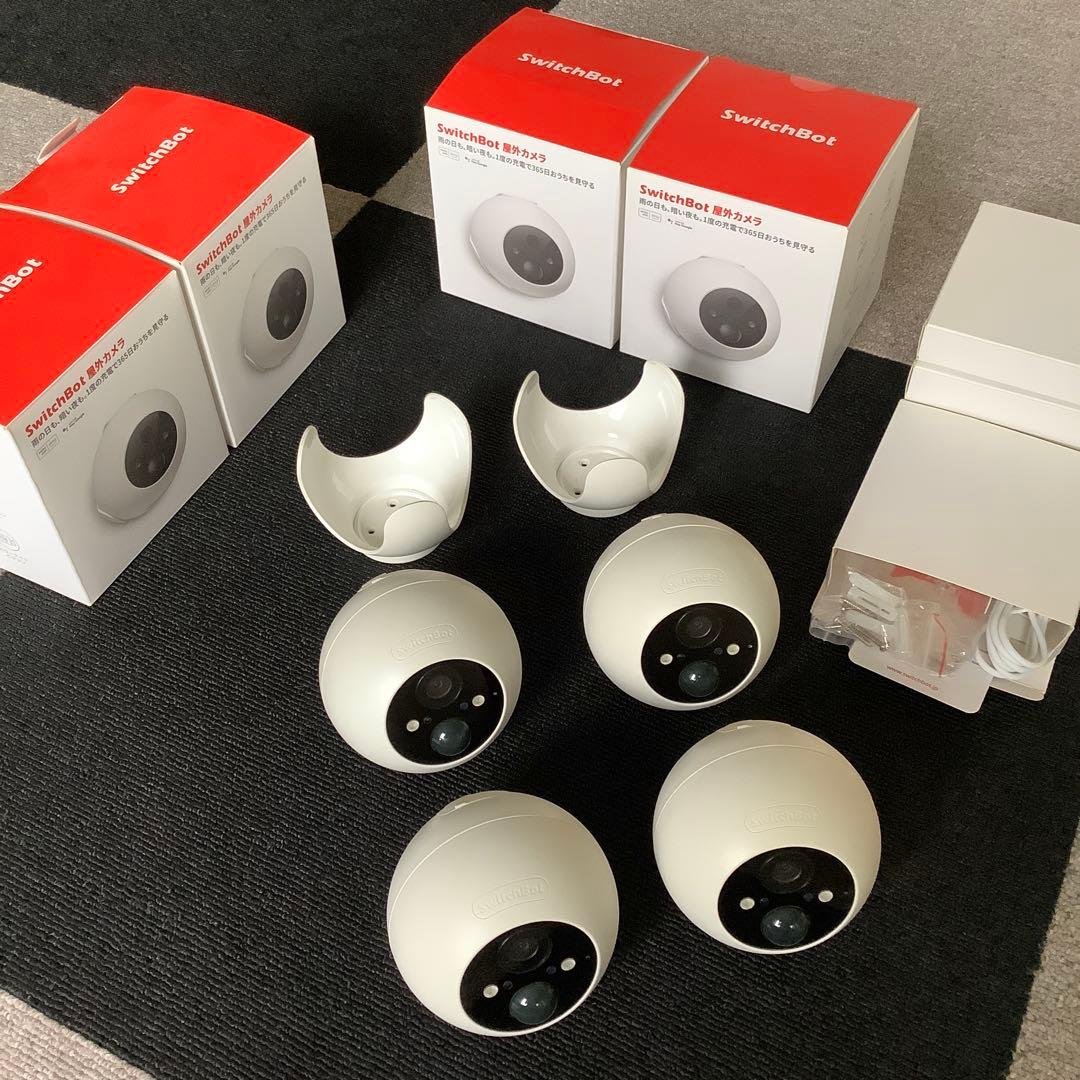 SwitchBot 屋外カメラ 4個セット
