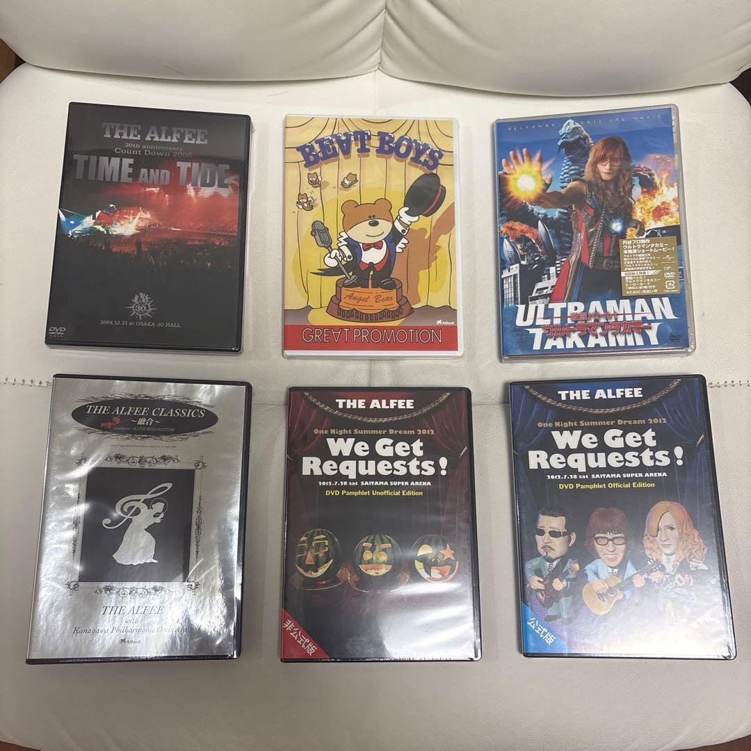 【値下げ交渉可】THE ALFEE DVD まとめ売り 6枚