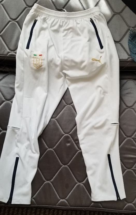 サッカーイタリア代表ウォームアップジャージ、選手仕様、上下