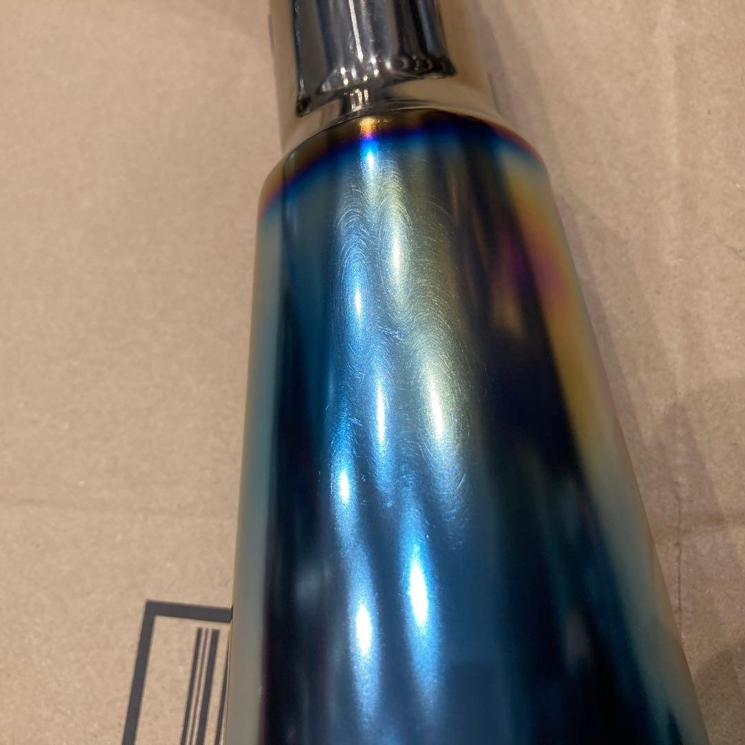 超美品 SR400/500 フルチタンマフラー MANXタイプ
