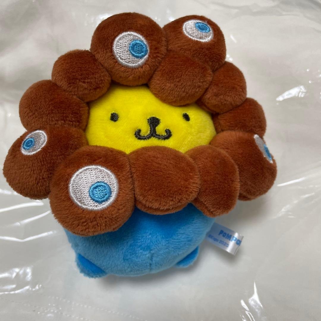 会場限定ミャクミャクなりきりぬいぐるみ ポムポムプリン　カラビナ付き