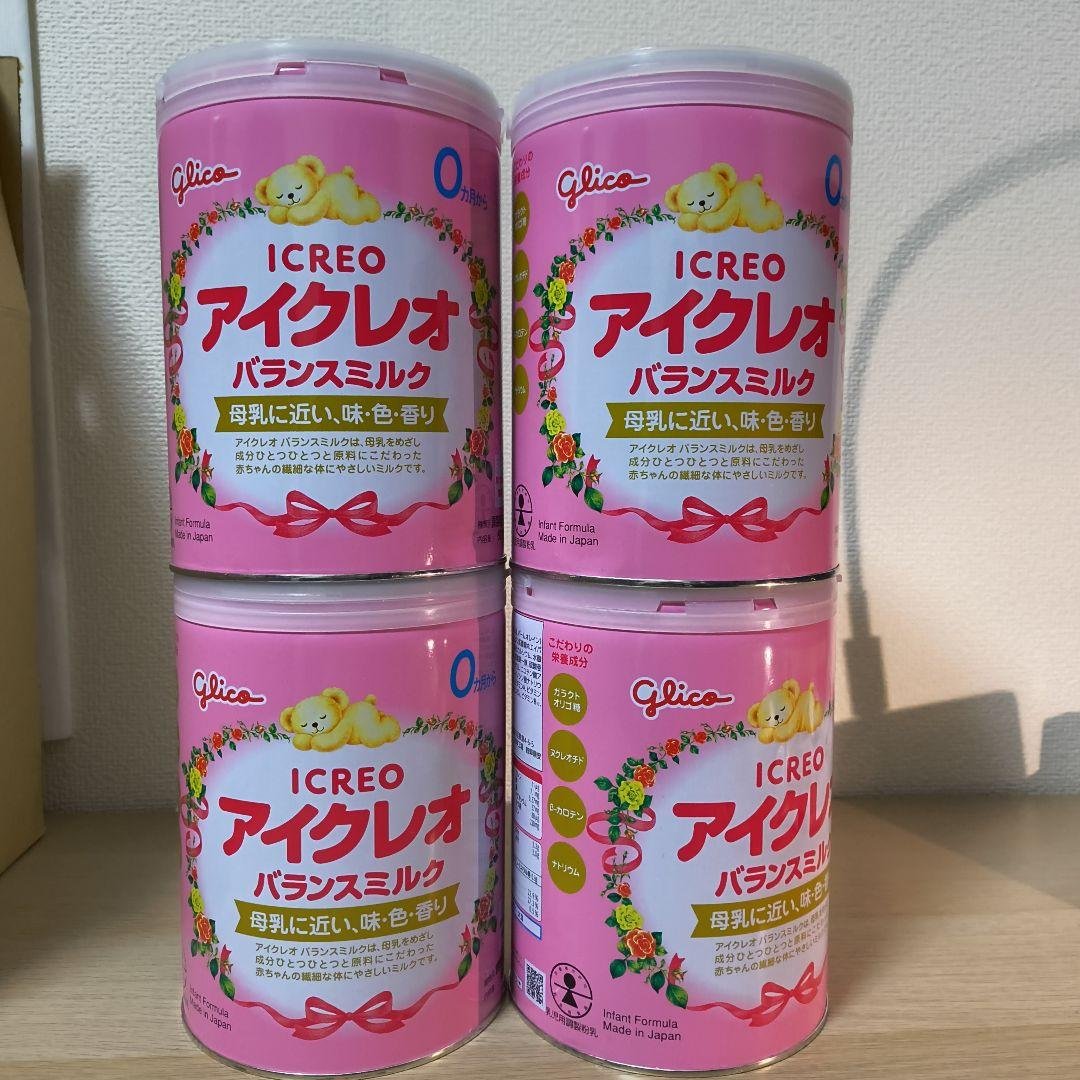 グリコ アイクレオ バランスミルク 4缶セット