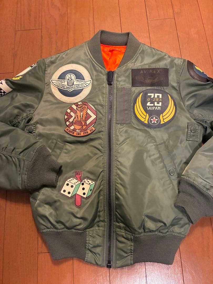 AVIREXアヴィレックス　MA-1 長渕剛着用　トップガン　フライトジャケット