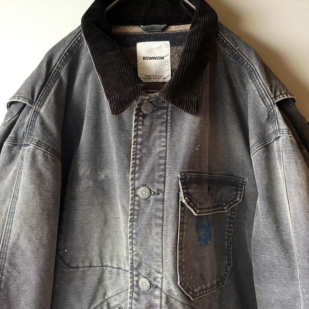 ジャケット・アウター BOWWOW 23AW BLANKET LINED DUCK JACKET