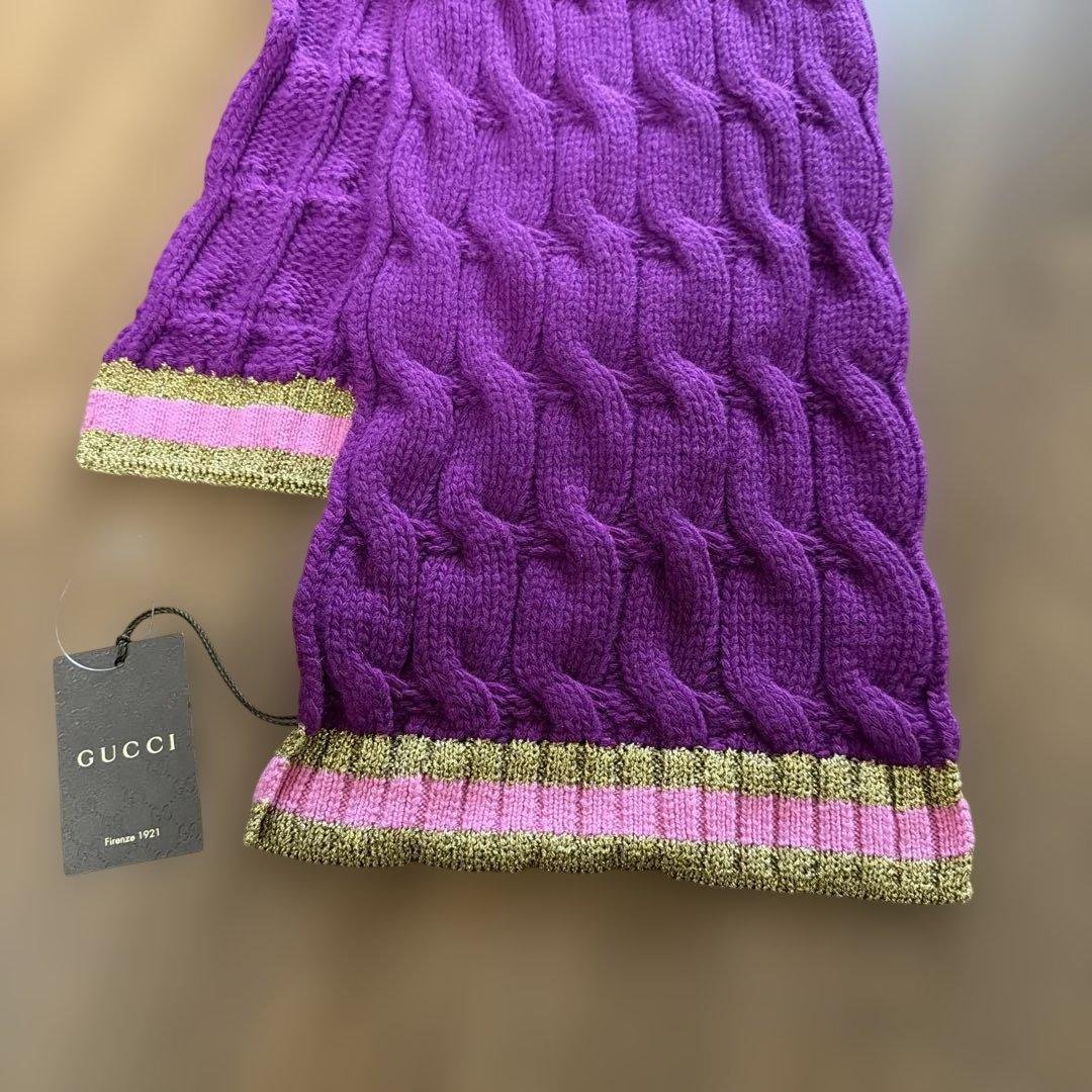 新品未使用グッチマフラー