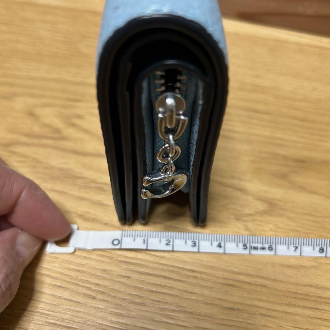 coach 二つ折り財布(空色)未使用品