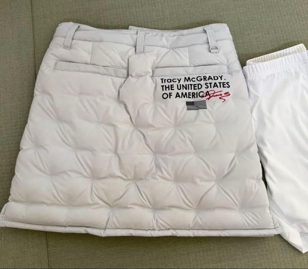 【ほぼ未使用】T-MAC キルティングダウンスカート&インナーショートパンツ