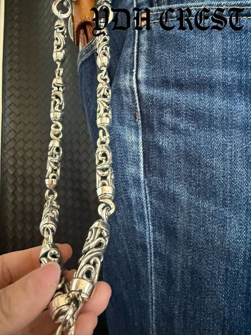 ★TARUGATA　ウォレットチェーン　バイカー必須ウォレットシルバーチェーン