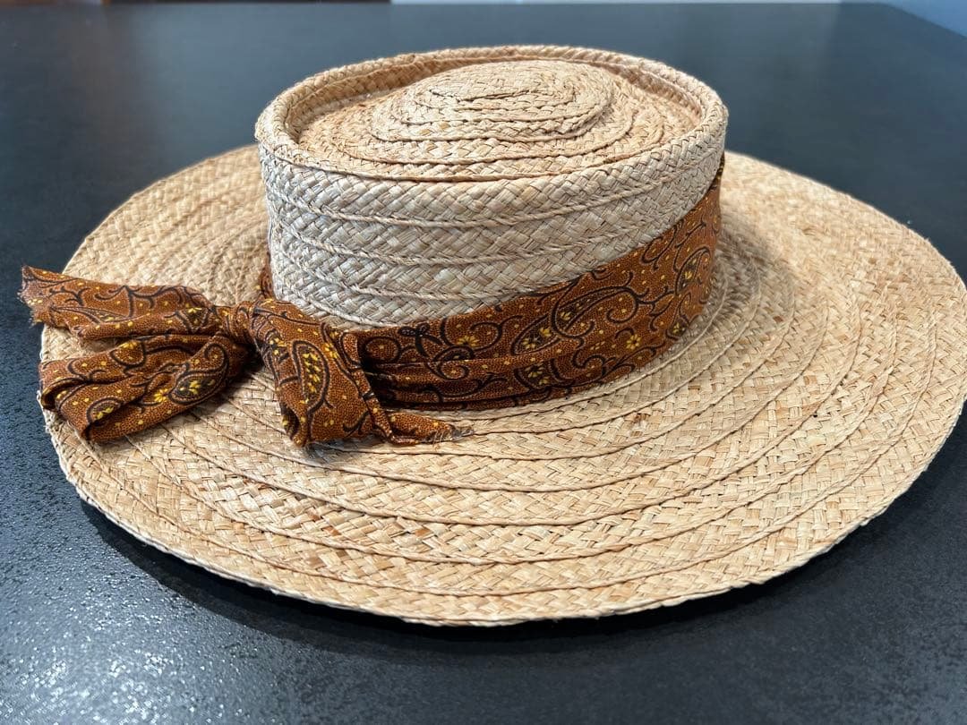 DENHAM デンハム　ストローハット　麦わら帽子