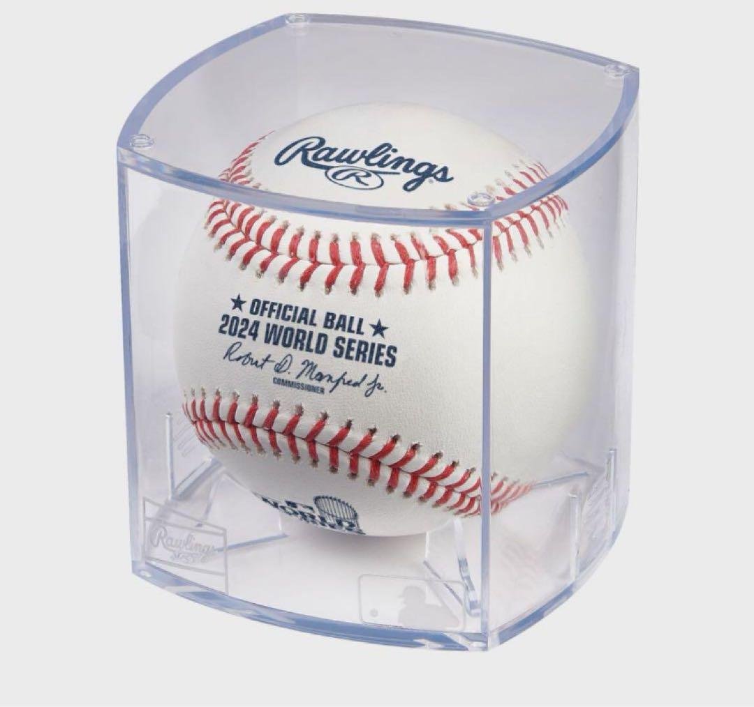 2024 ワールシリーズ 試合球 公式球 ボール ケース入り 新品未開封 大谷