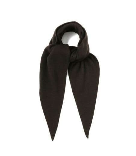 ASAUCE MELER シームレス カシミヤ ストールBLACK COFFEE