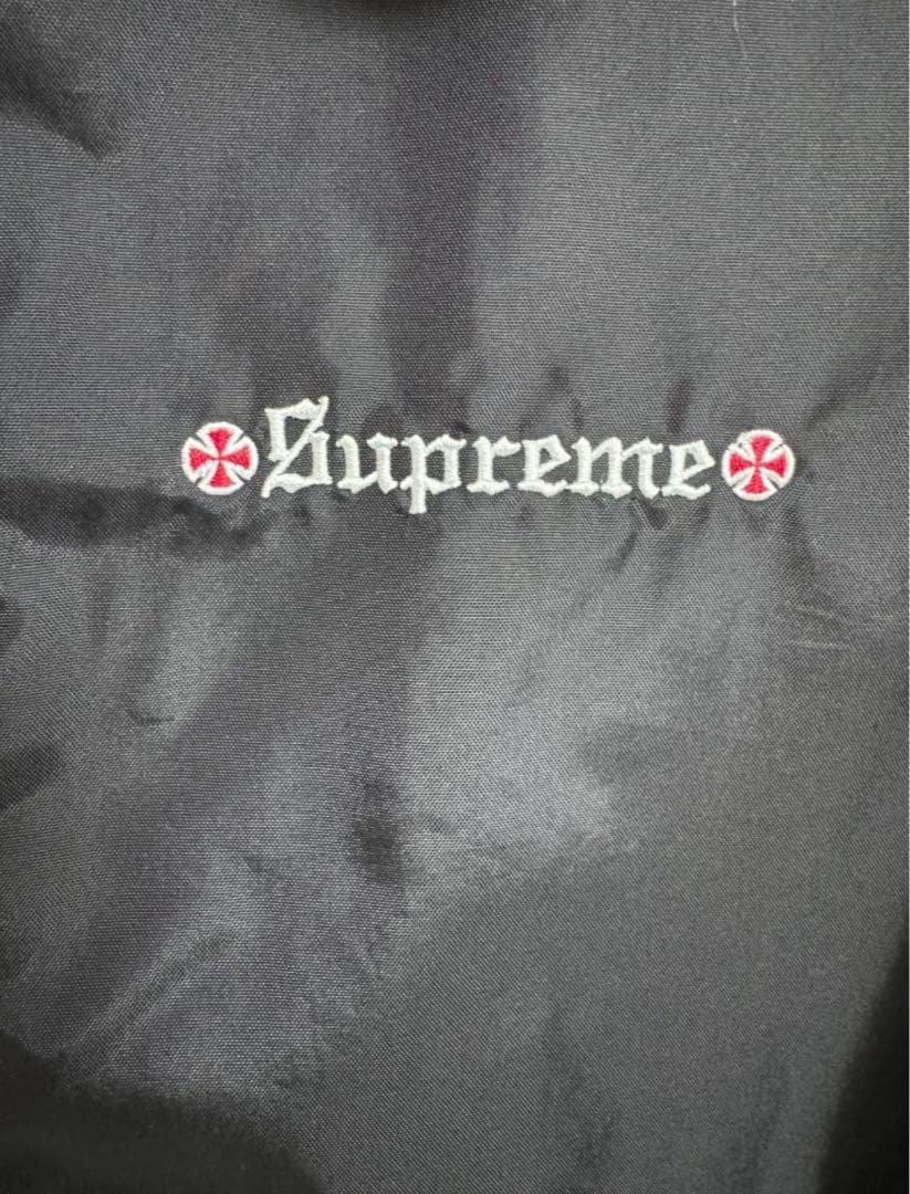 Supreme Independent ボンバージャケット　ブラック　Sサイズ