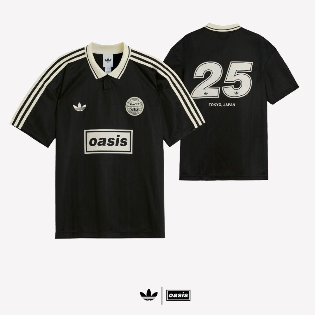 oasis × adidas ツアージャガードシャツ　日本限定