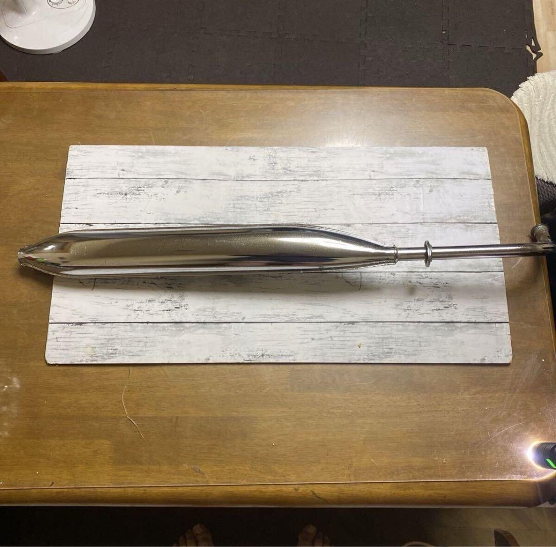 ド*ン様 当時物　未使用　行灯カブ　c50マフラー　ダイコン