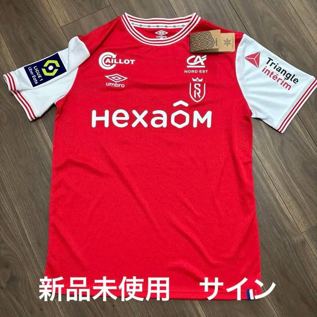 スタッド・ランス オーセンティックユニフォーム サイン M 伊東純也選手