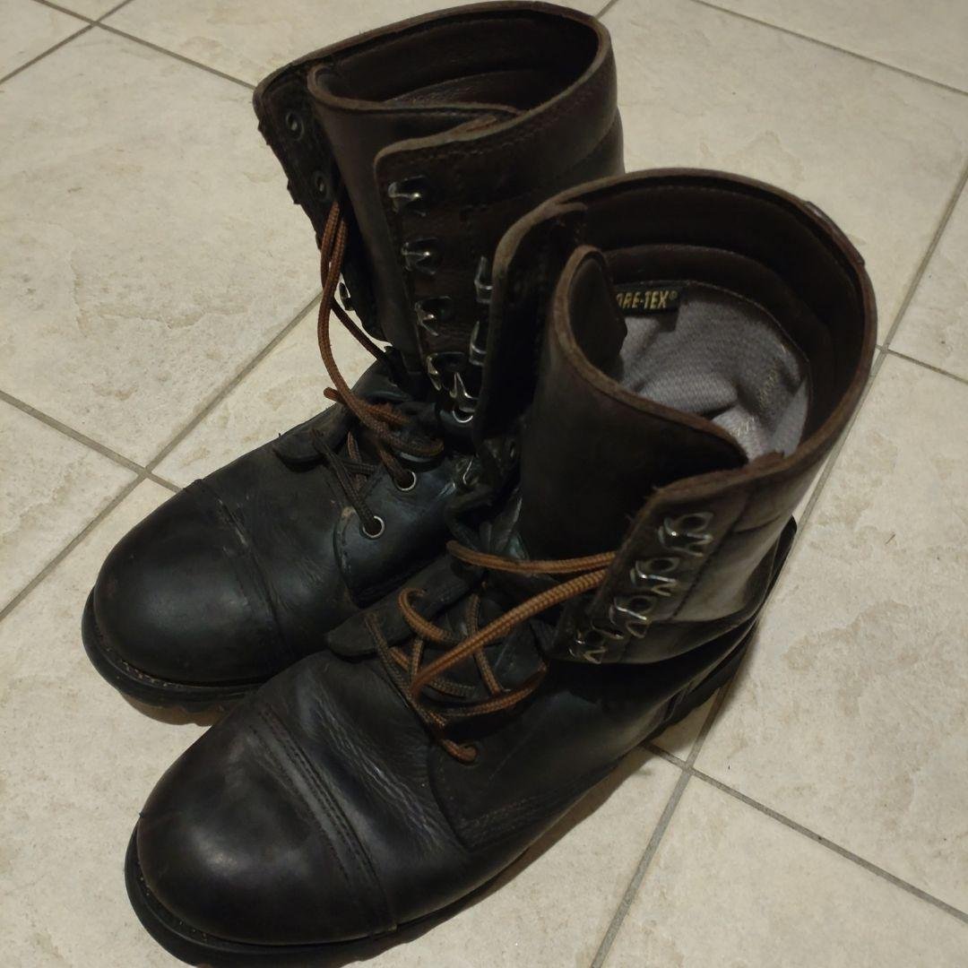 GORE-TEX ブラック ミリタリーブーツ