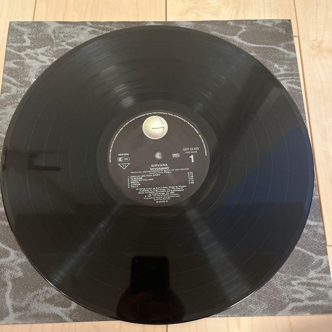 NIRVANA NEVERMIND レコード 1991年EU盤