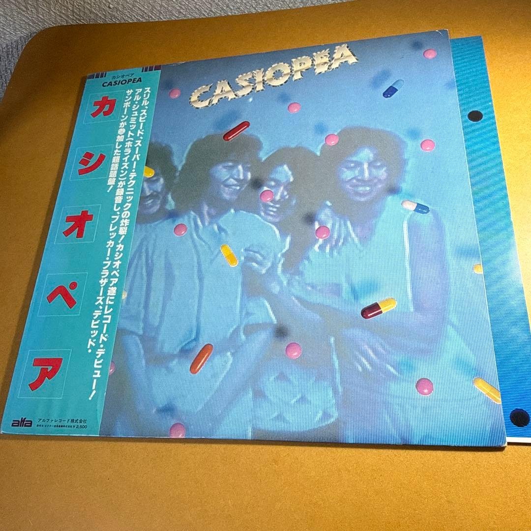 LP12inカシオペアデビューアルバム 盤ジャケ帯解説状態良好