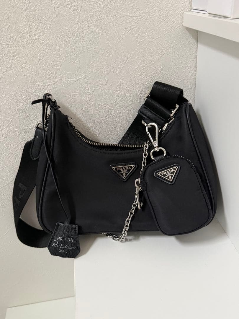 PRADA 1BH204ショルダーバッグ