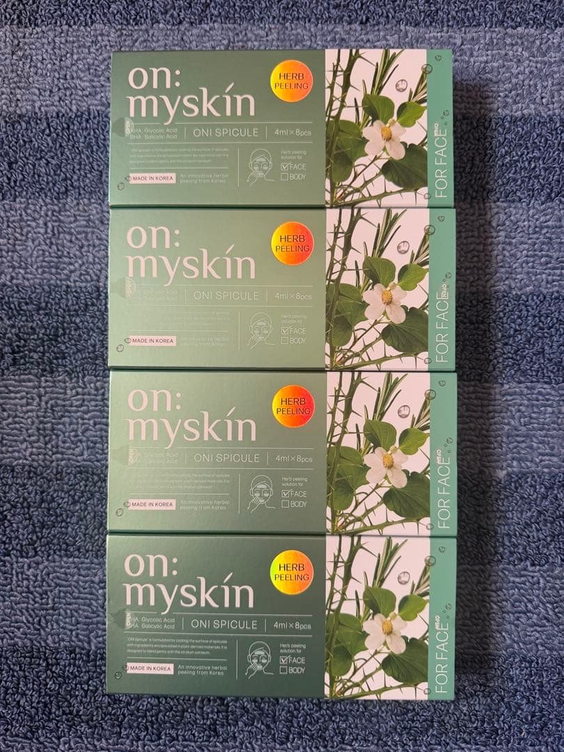 新品未開封 on:myskin オンマイスキン ハーブピーリング フェイス用 顔