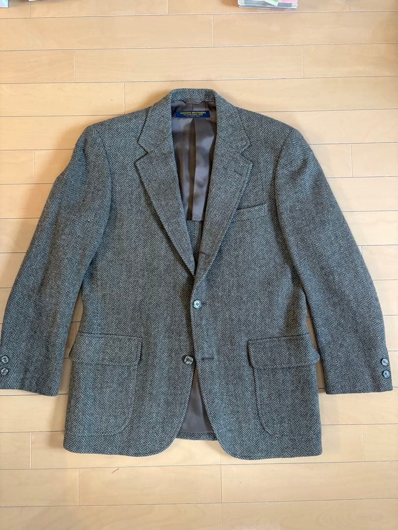BROOKS BROTHERS ツイードジャケット 90年代 古着 送料無料
