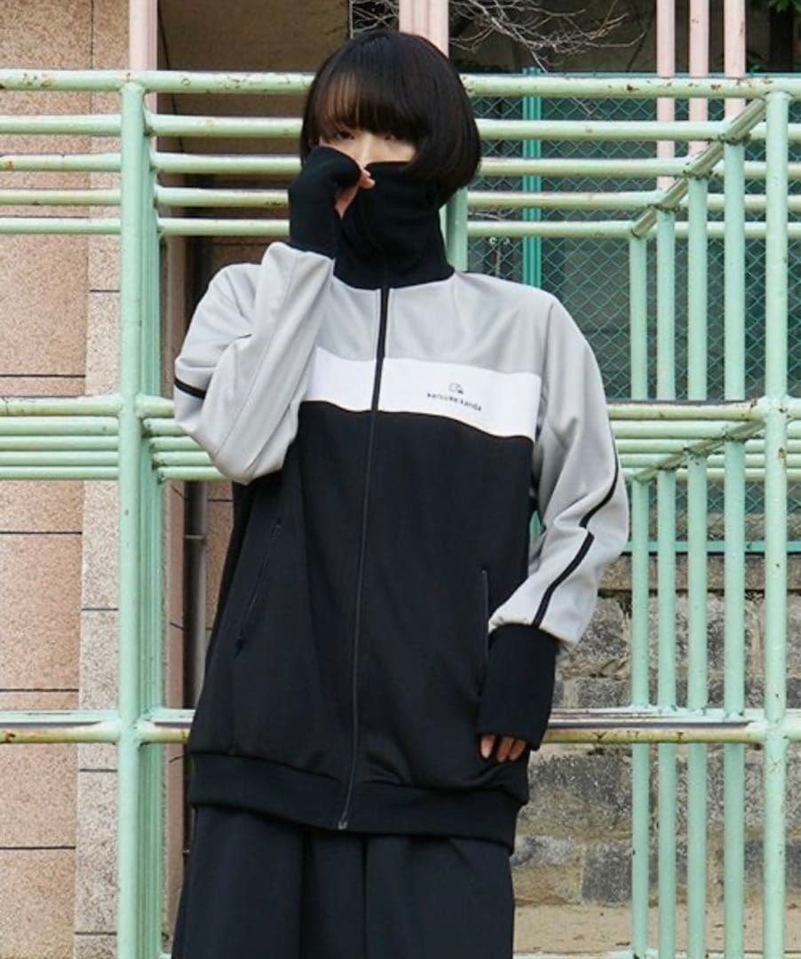 keisuke kanda ケイスケカンダ ジャージミーツマスク 黒 ジャージ