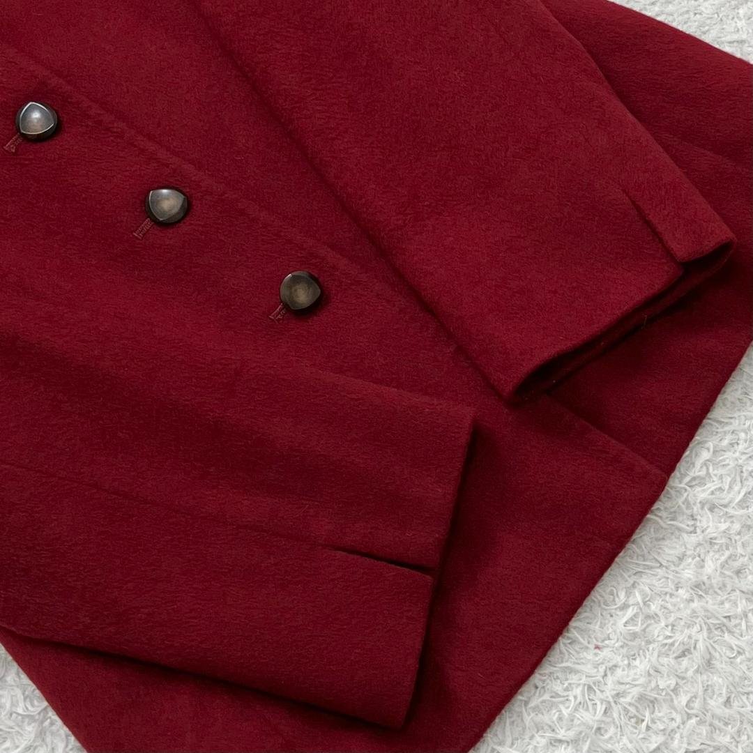 ロロピアーナ✨極美品✨レリアン カシミヤ100 コート 大きいサイズ 13 赤