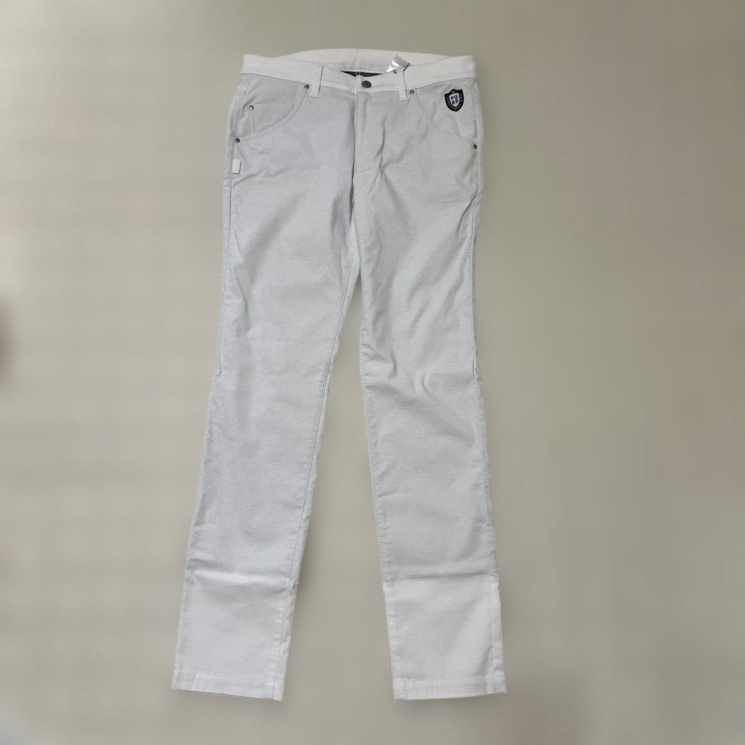 PEARLY GATES ストレッチパンツ ホワイト　秋・冬用