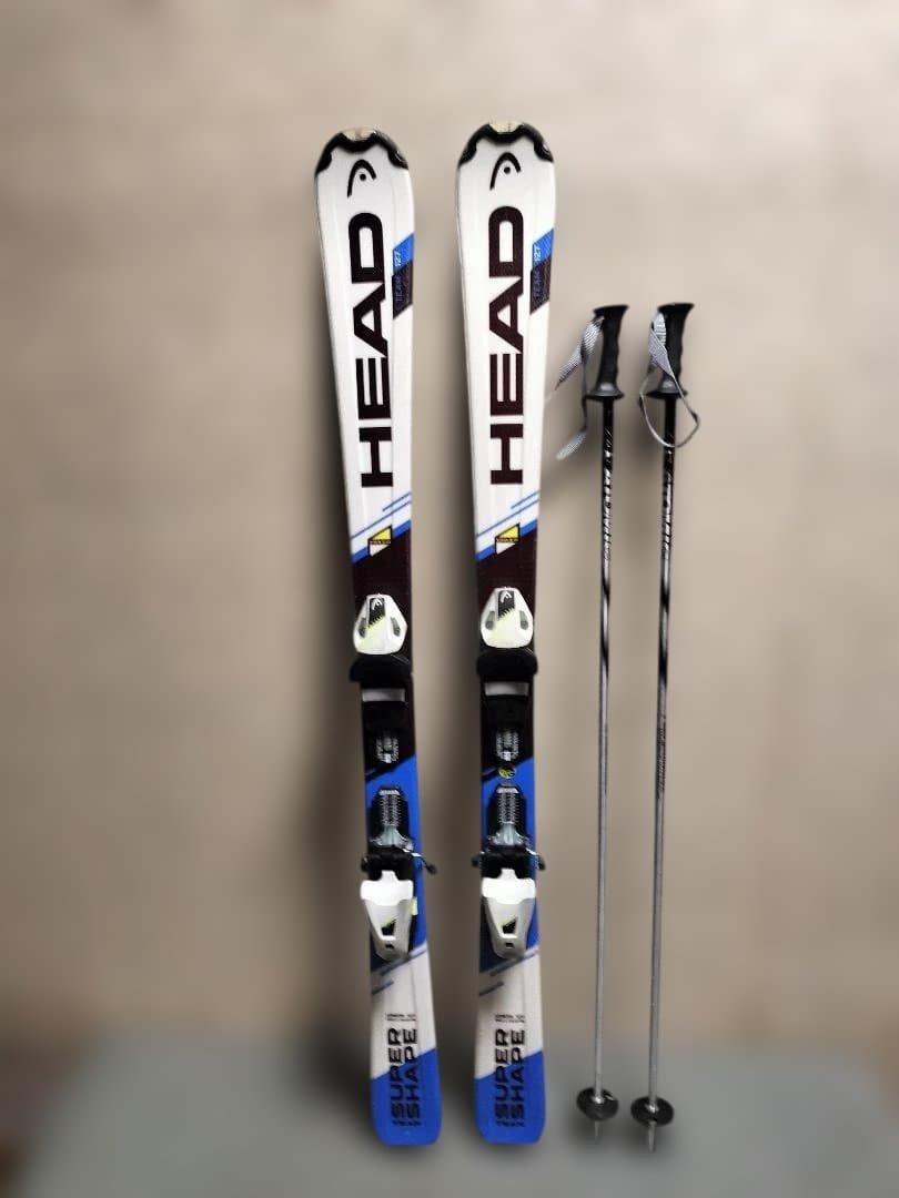 【人気モデル】HEAD ジュニア スキーセット 127cm ポール付き
