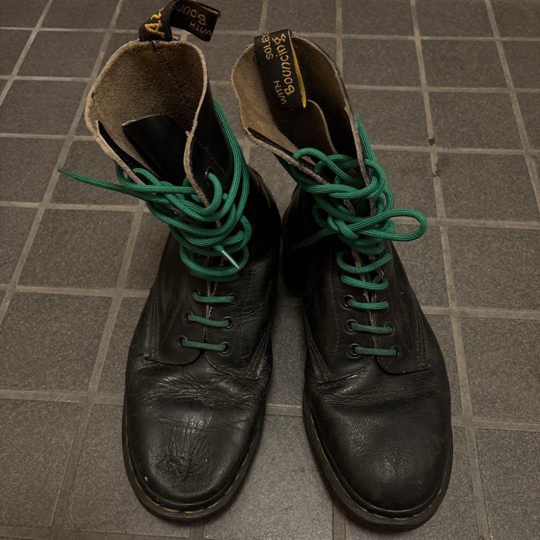 イングランド製ドクターマーチンブラック ワークブーツ10ホール