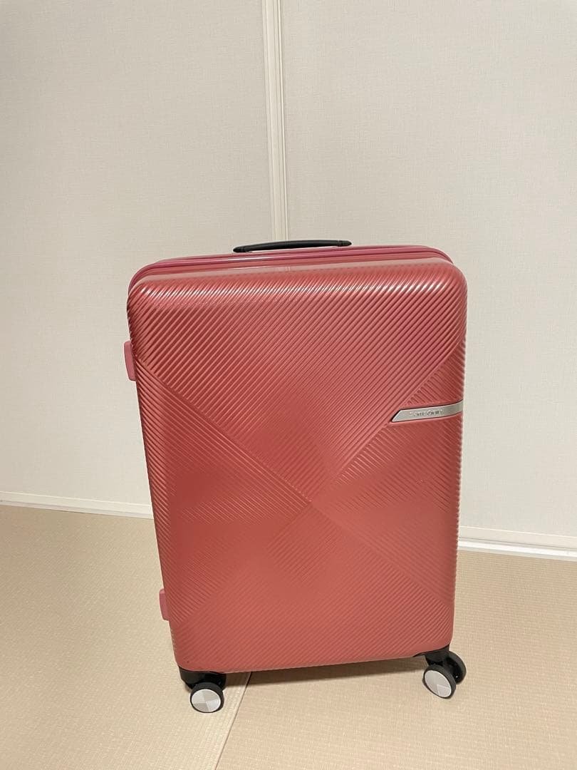 【美品】サムソナイト　スーツケース/キャリーケース/ピンク/一回のみ使用