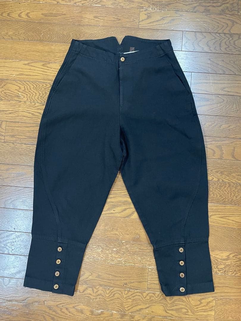 ローブドシャンブル コムデギャルソン 後染めパンツ