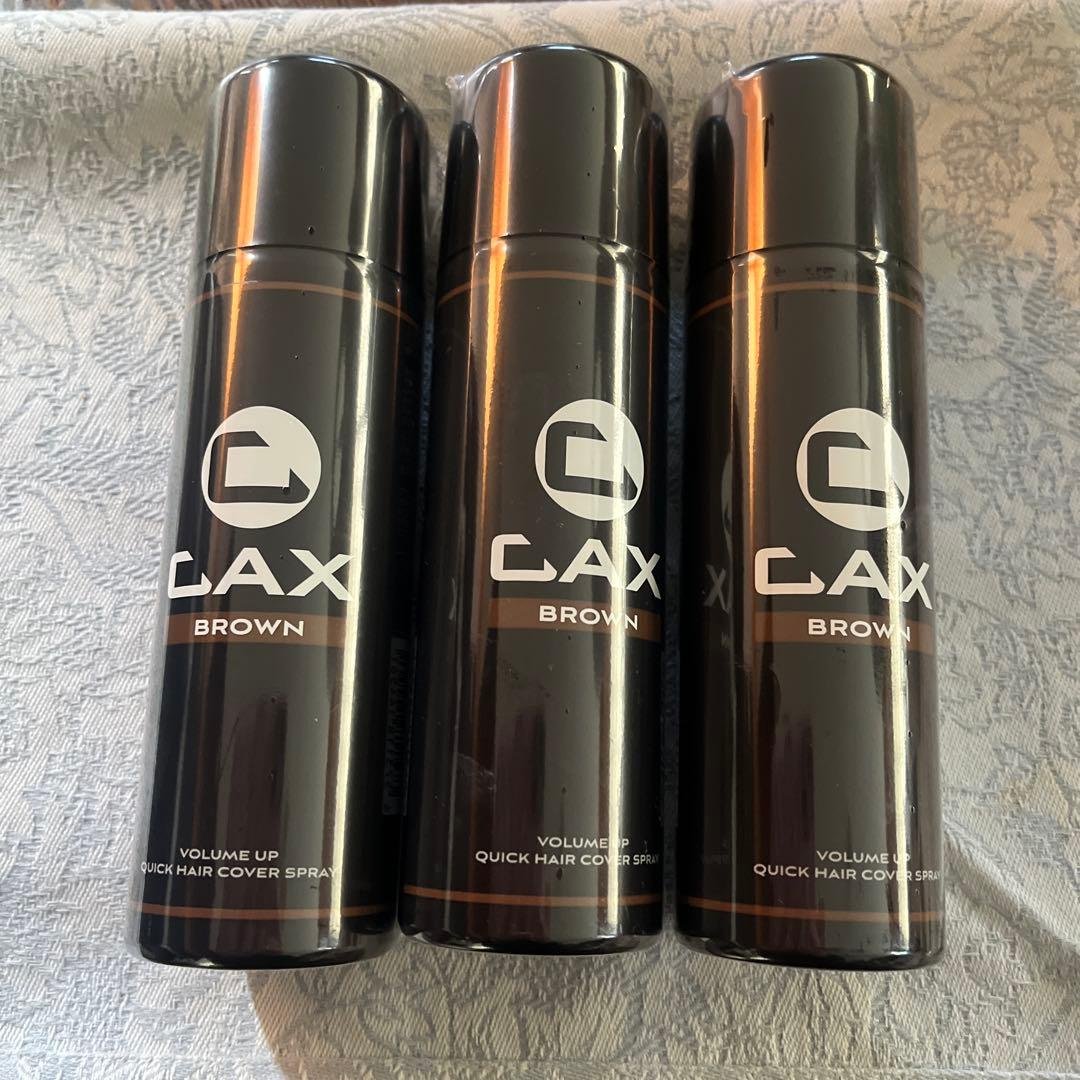 【新品未使用】CAX カックス 薄毛隠し用 ヘアスプレー 100g ブラウン3本