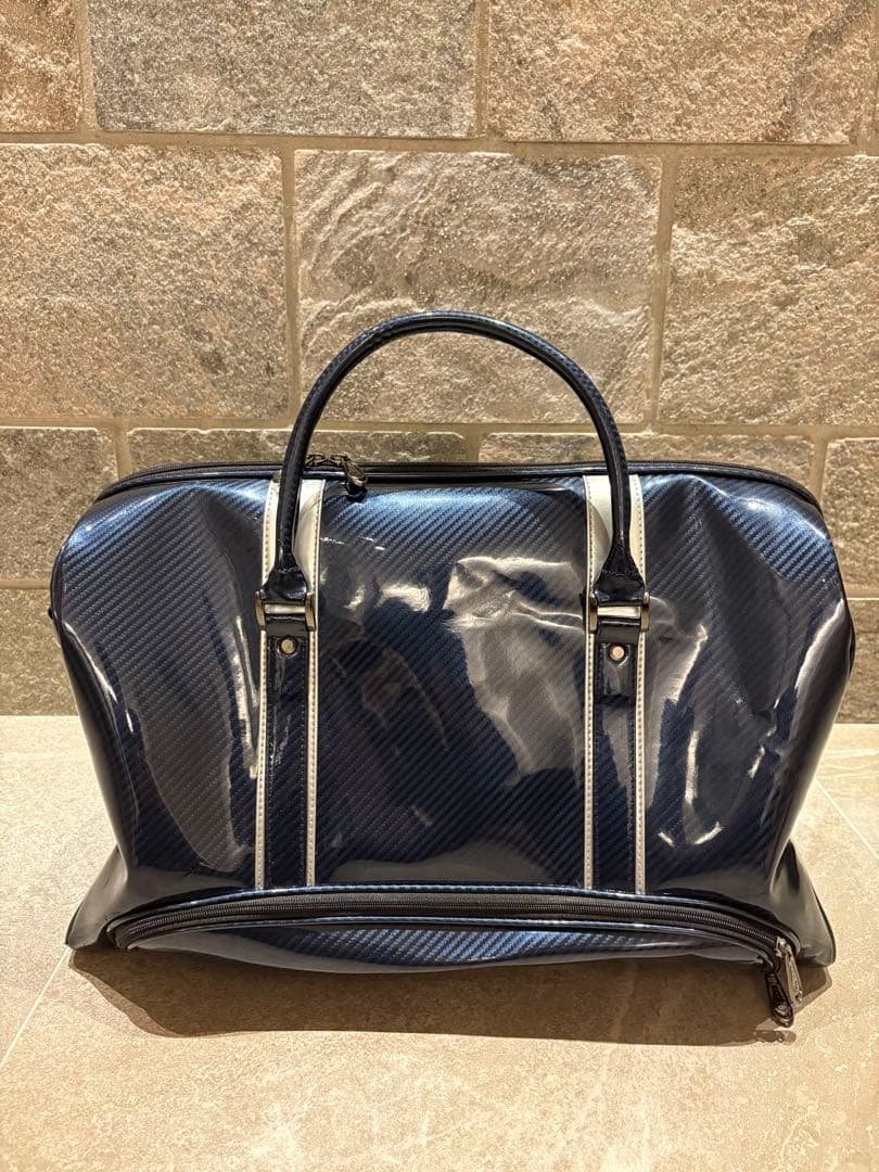 【希少】LEXUSエナメルボストンバッグ　美品