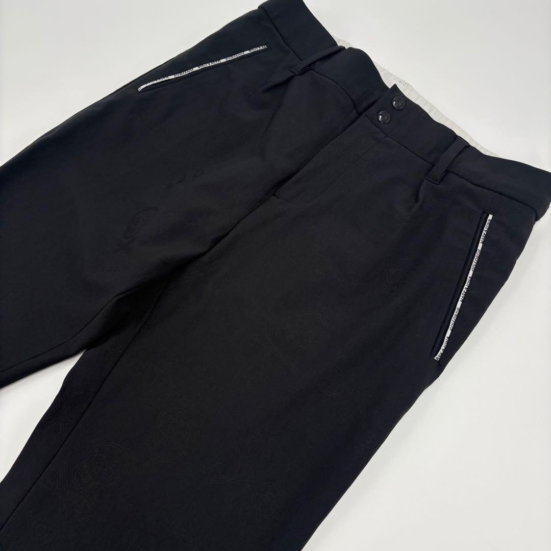 美品　MARK&LONA マークアンドロナ ゴルフパンツ 50(XL) 黒742