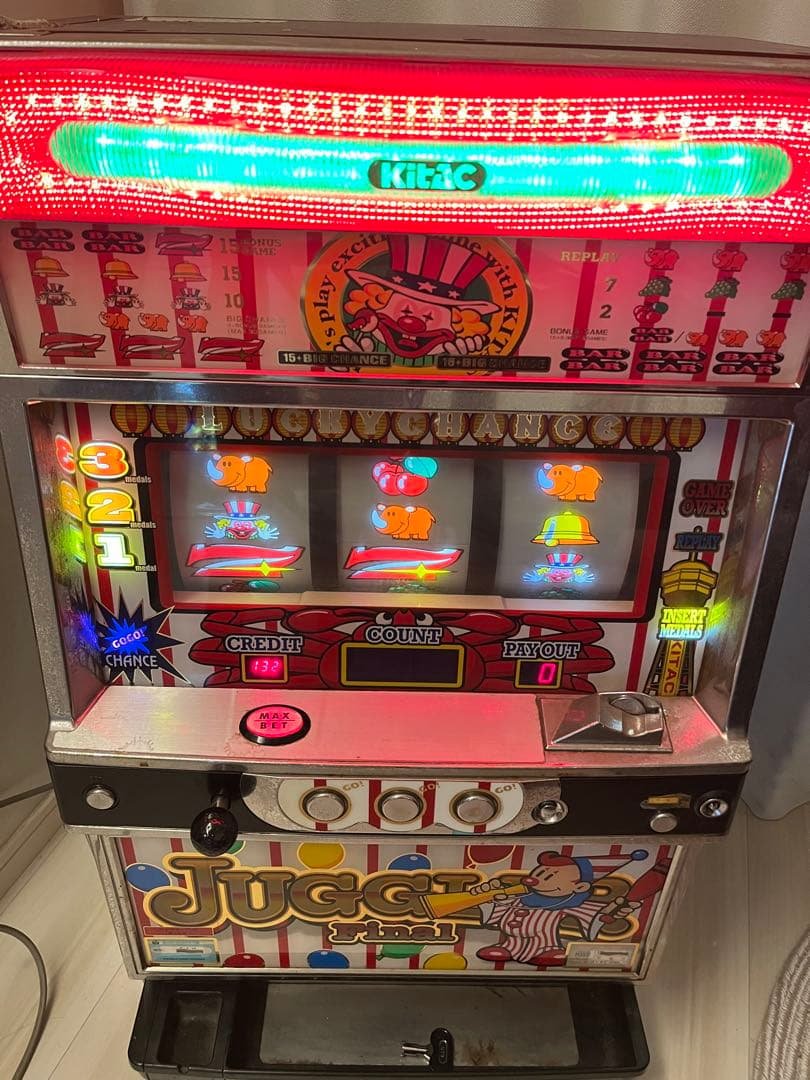 4号機 パチスロ実機 北電子 ファイナルジャグラー アミューズメント仕様