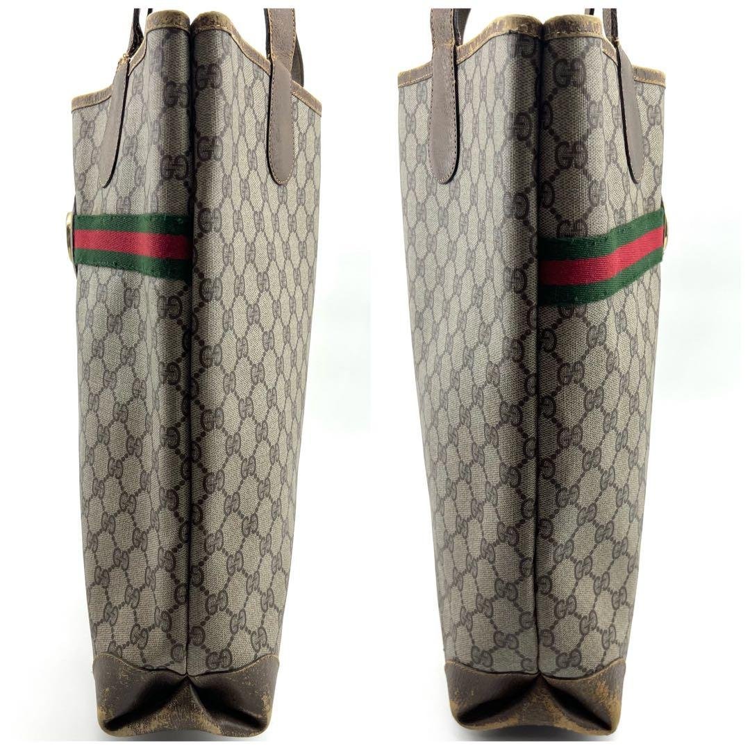 GUCCI　トートバック　A4可　PVC　シェリーライン　インターロッキング