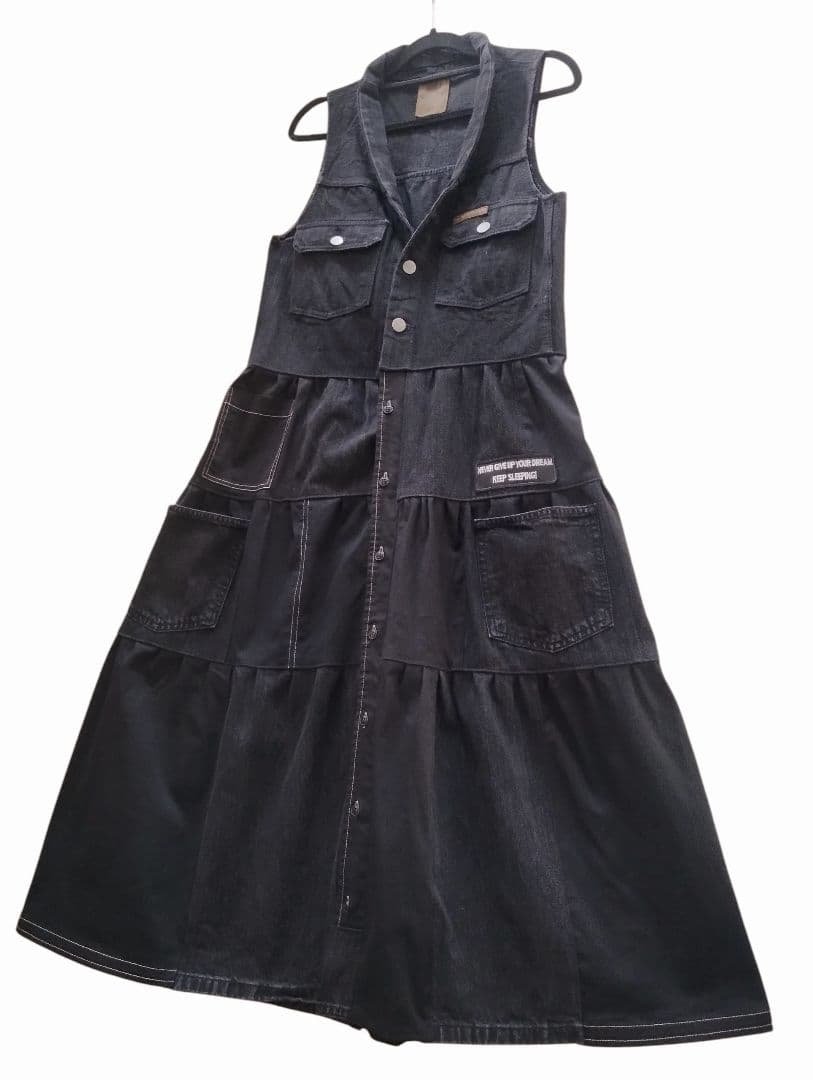 ✨✨✨専用✨✨✨✨✨✨✨✨✨✨✨✨✨✨✨✨✨✨ブラックデニムベストワンピース