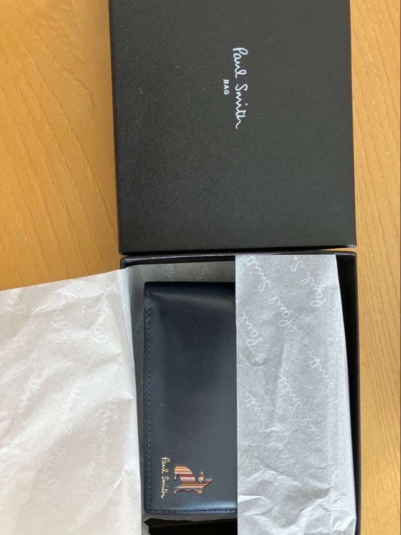 Paul Smith ネイビー 二つ折り財布