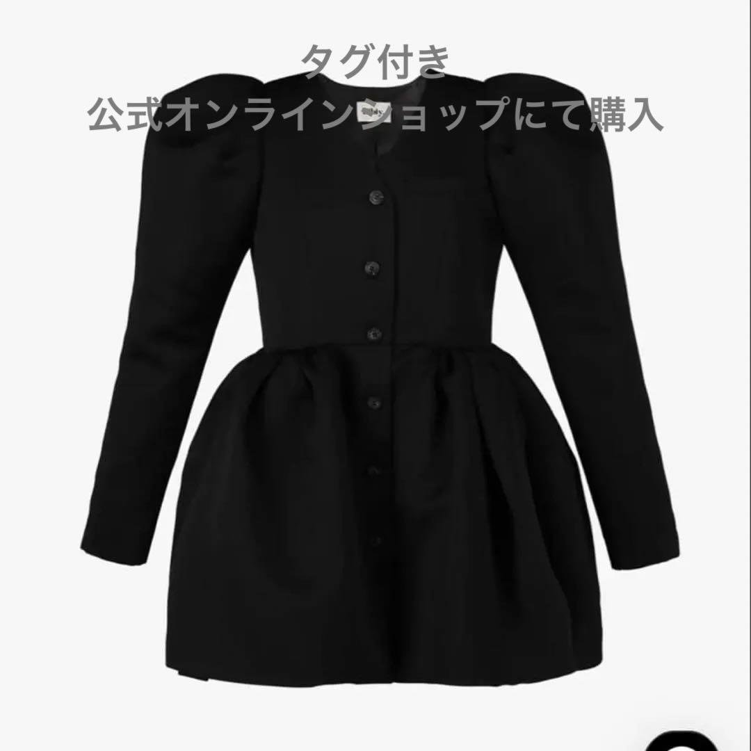 Bibiy. DOROTHY PUFF DRESS ブラック