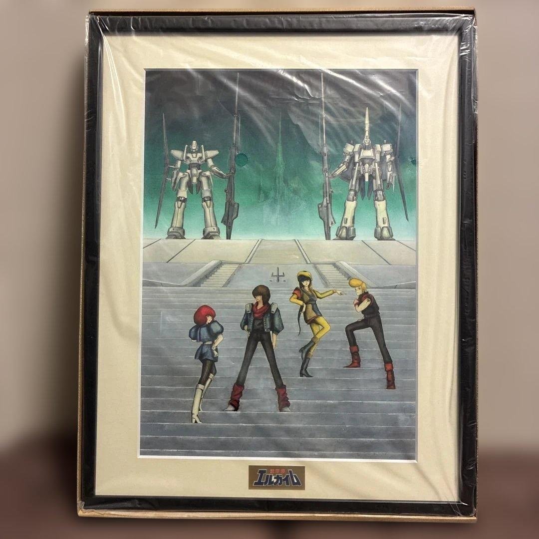 永野護 重戦機エルガイム 複製原画 [日本サンライズカレンダー1985年度版]