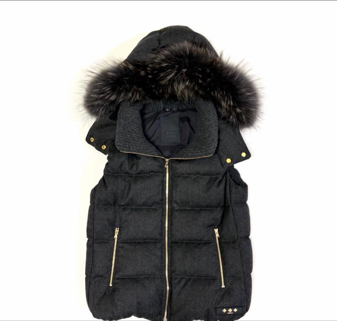 TATRASダウンベスト ファー付き