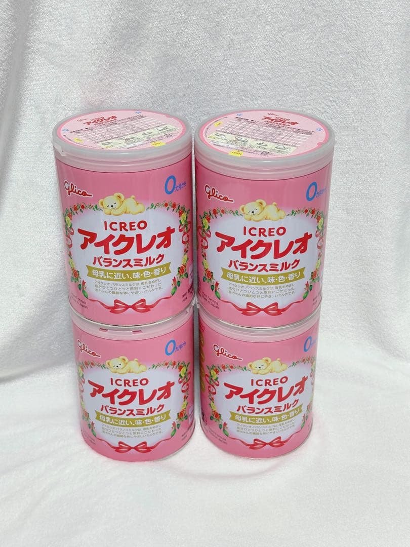 新品 ICREO アイクレオバランスミルク800g4缶セット