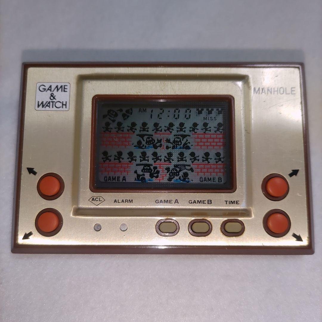 ゲーム&ウォッチ ゴールド　マンホール