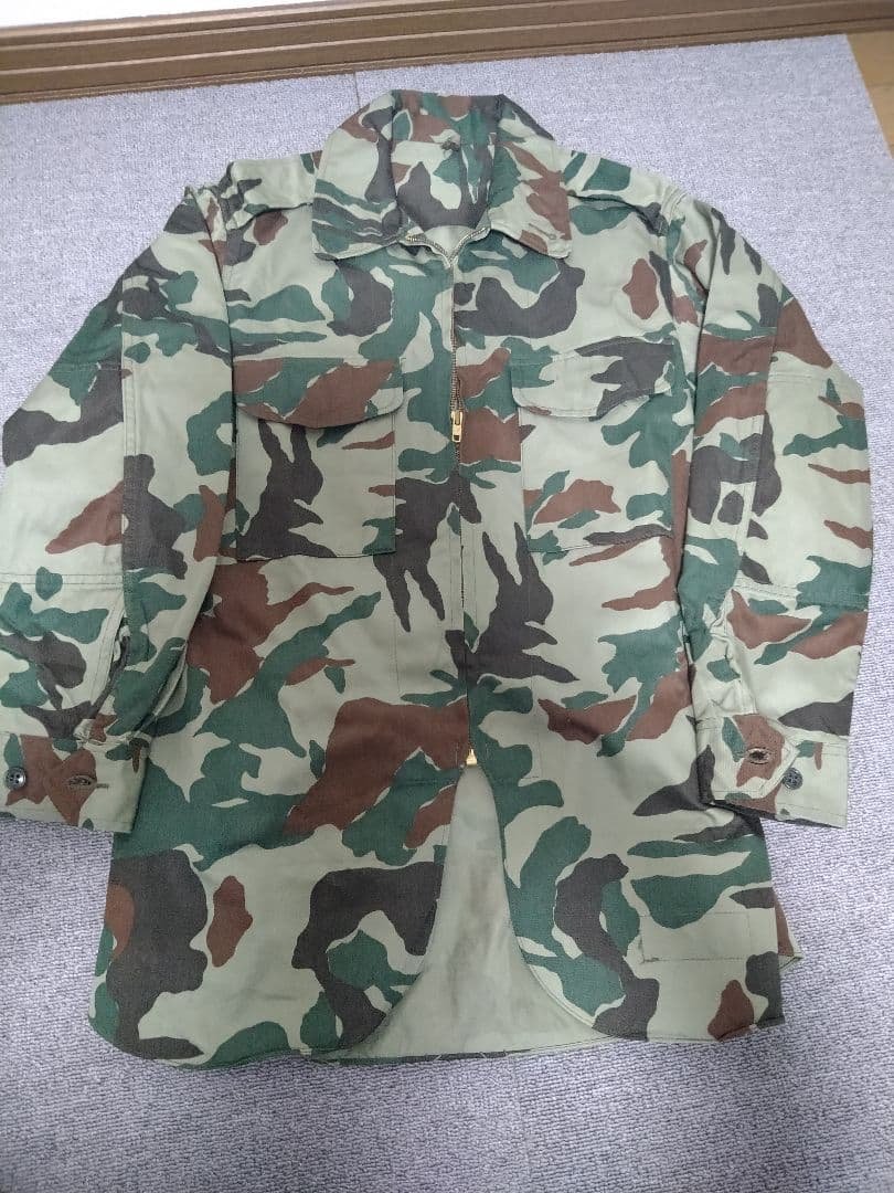 【PX品】陸上自衛隊　戦闘服・戦闘帽セット　熊笹迷彩