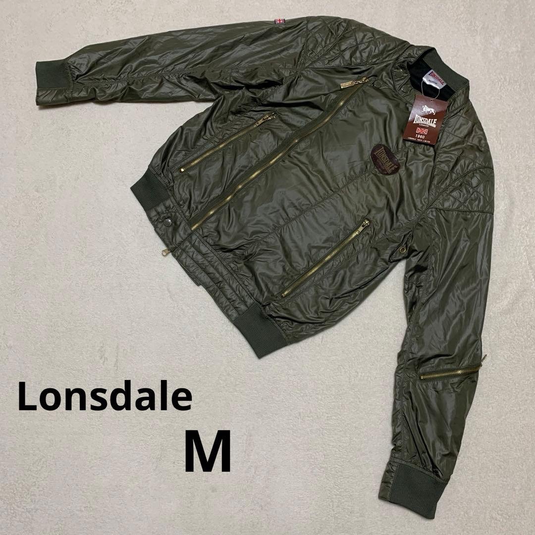 ひろ【Lonsdale】フライトジャケット　ライダース　ナイロンジャケット