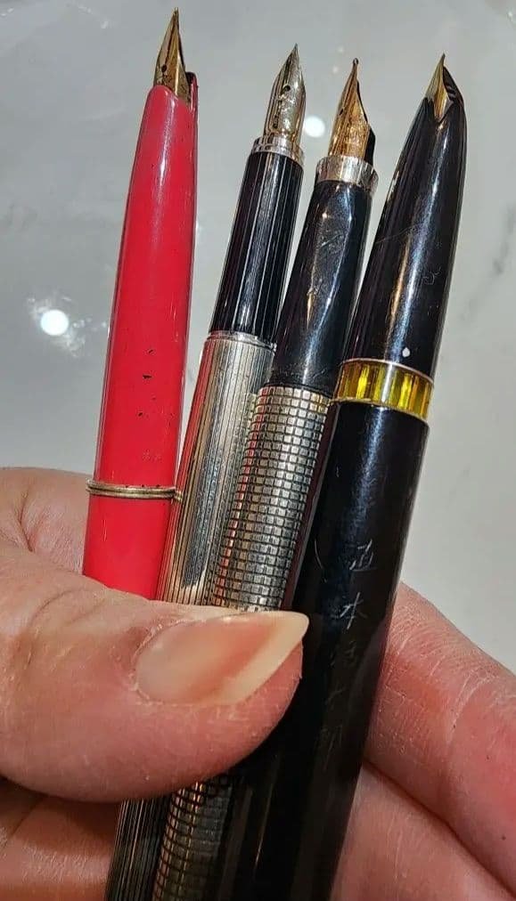 ジャンク品かも万年筆 4本セット モンブラン パイロット