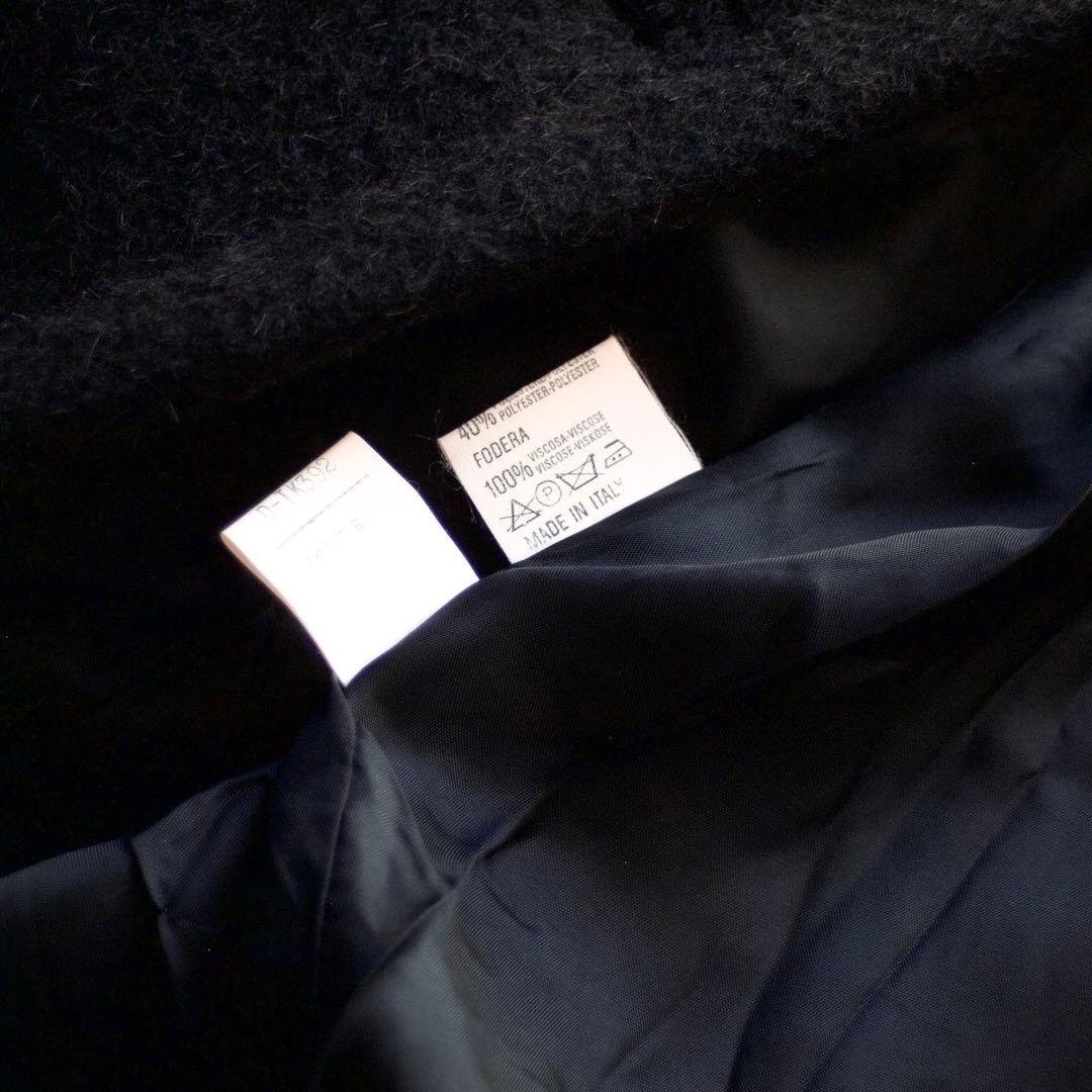 ジャケット・アウター 90s \"GFF\" black wool design wide coat